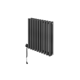 Grzejnik dekoracyjny Gilda GD2E 600x590 grafit