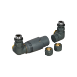 Zestaw termostatyczny Tri Axial Valve 3D TAV-G-L, grafit lewy