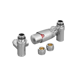 Zestaw termostatyczny HBV-CR-P chrom prawy