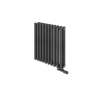 Grzejnik dekoracyjny Gilda GD2E 600x590 grafit