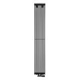 Grzejnik dekoracyjny Edo ED1 1800x281 czarny
