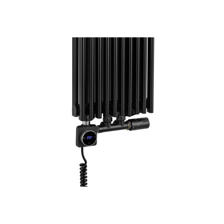Grzejnik dekoracyjny Edo ED2E 1800x281 czarny