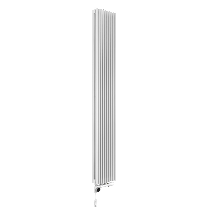 Grzejnik dekoracyjny Edo ED2E 1800x281 biały