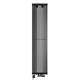Grzejnik dekoracyjny Edo ED2E 1800x394 czarny