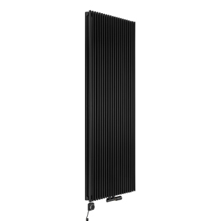 Grzejnik dekoracyjny Edo ED2E 1800x620 czarny