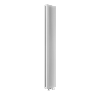 Grzejnik dekoracyjny Edo ED2E 1800x281 biały