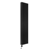 Grzejnik dekoracyjny Edo ED2E 1800x394 czarny