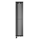 Grzejnik dekoracyjny Edo ED2E 1800x394 czarny