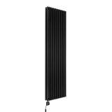 Grzejnik dekoracyjny Edo ED2E 1800x507 czarny
