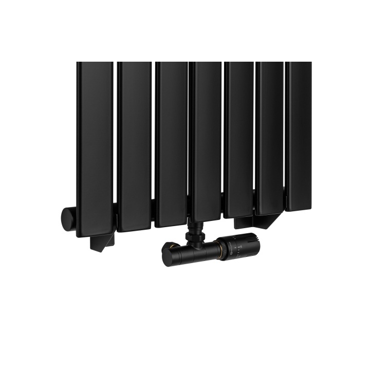 Grzejnik dekoracyjny Ultra Slim US1 1600x476 czarny