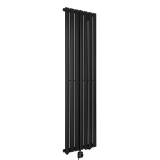 Grzejnik dekoracyjny Ultra Slim US1 1600x476 czarny