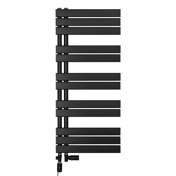 Grzejnik łazienkowy UCA-1122x500-D50L/P czarny