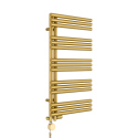 Grzejnik łazienkowy hybrydowy Zodiak 942x500 złoty RUMBA
