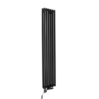 Grzejnik dekoracyjny hybrydowy Gilda GD2E 1800x354 czarny SQUARE