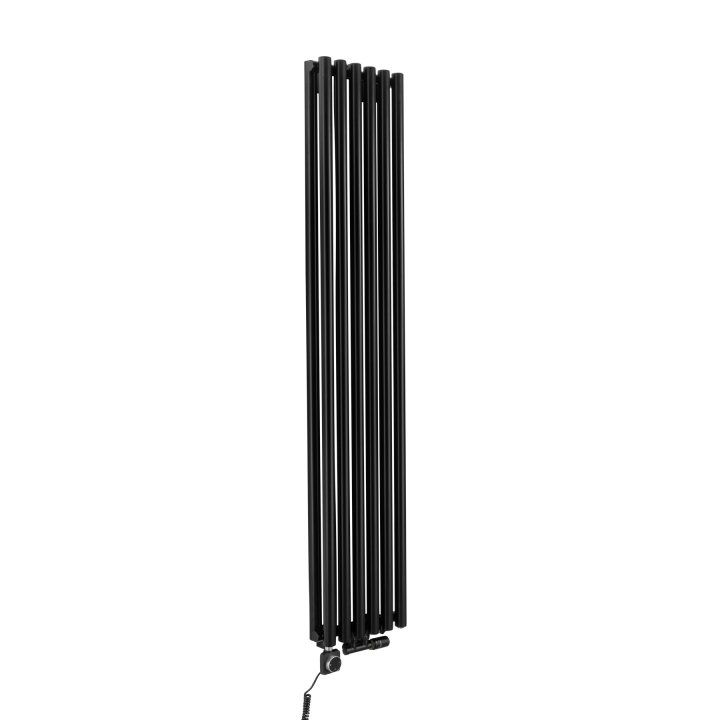 Grzejnik dekoracyjny hybrydowy Gilda GD2E 1800x354 czarny SQUARE