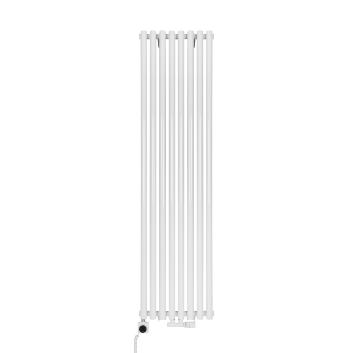 Grzejnik dekoracyjny hybrydowy Gilda GD2E 1800x472 biały SQUARE
