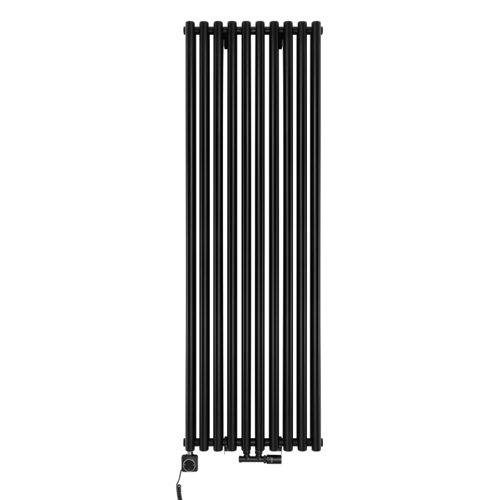 Grzejnik dekoracyjny hybrydowy Gilda GD2E 1800x590 czarny SQUARE