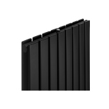 Grzejnik dekoracyjny hybrydowy Wanted WD2E 1800x544 czarny SQUARE