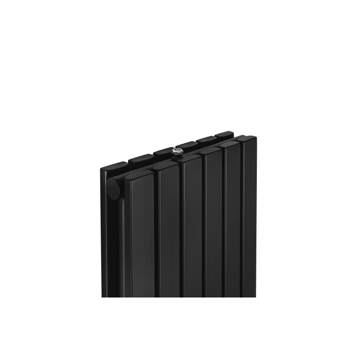 Grzejnik dekoracyjny hybrydowy Judy JD2E 1600x354 czarny SQUARE