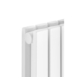 Grzejnik dekoracyjny hybrydowy Judy JD2E 1600x472 biały TANGO