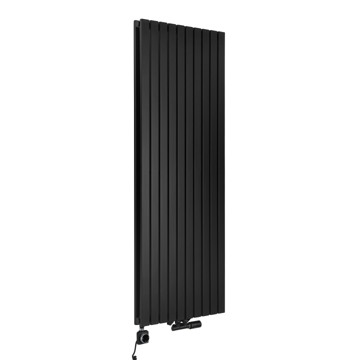 Grzejnik dekoracyjny hybrydowy Judy JD2E 1600x590 czarny TANGO