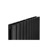 Grzejnik dekoracyjny hybrydowy Judy JD2E 1600x590 czarny TANGO