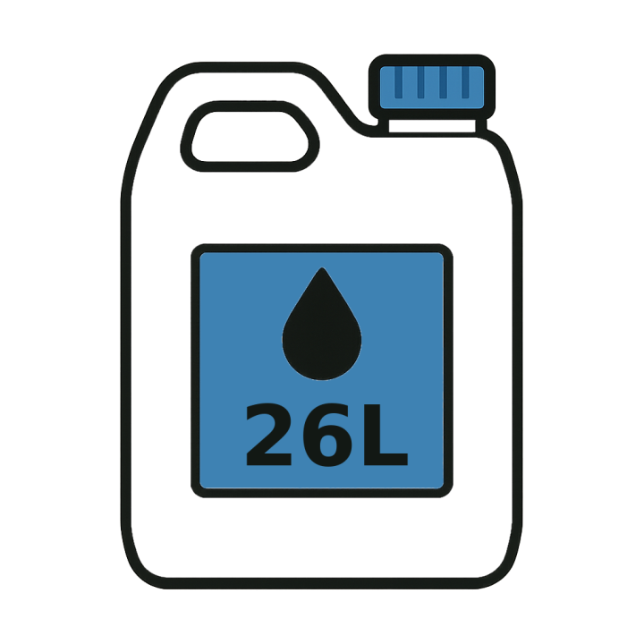 Napełnienie płynem do grzejników elektrycznych - 26l