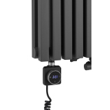 Grzejnik dekoracyjny hybrydowy Nomad ND2E 1800x540 grafit SQUARE