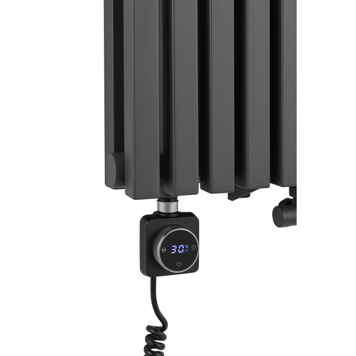 Grzejnik dekoracyjny hybrydowy Nomad ND2E 1800x540 grafit SQUARE