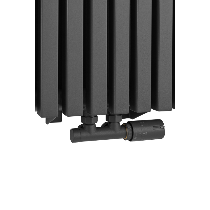 Grzejnik dekoracyjny hybrydowy Nomad ND2E 1800x540 grafit SQUARE