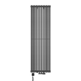 Grzejnik dekoracyjny hybrydowy Nomad ND2E 1800x540 grafit SQUARE