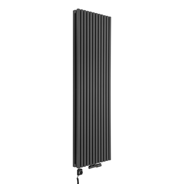 Grzejnik dekoracyjny hybrydowy Nomad ND2E 1800x540 grafit SQUARE