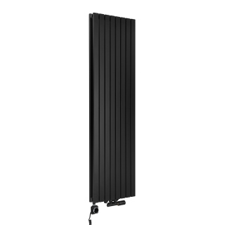 Grzejnik dekoracyjny Judy JD2E 1600x472 czarny