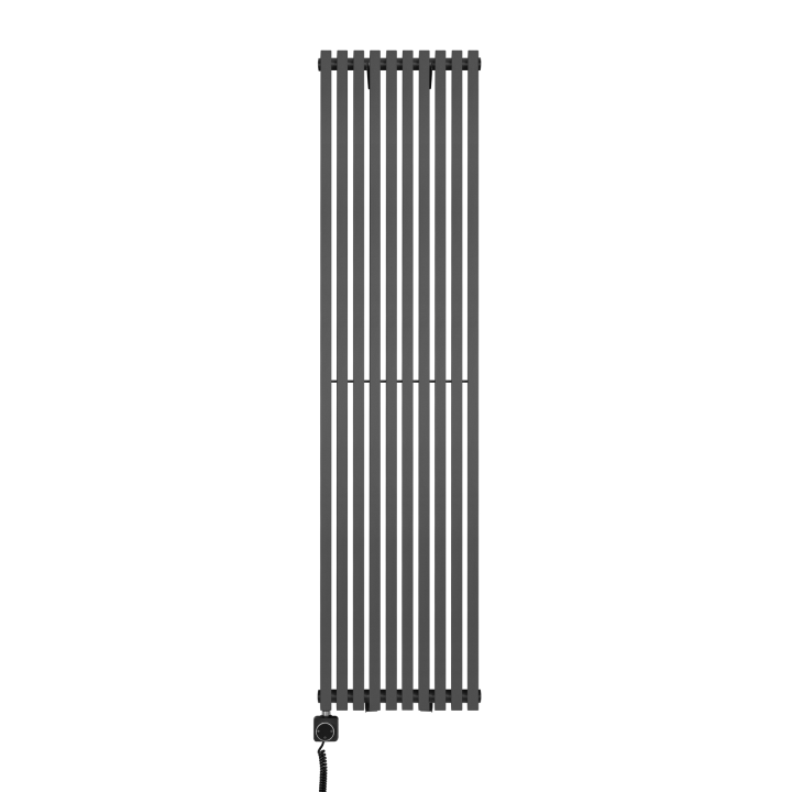 Grzejnik dekoracyjny elektryczny Nomad ND1E 1800x450 grafit, grzałka z lewej strony