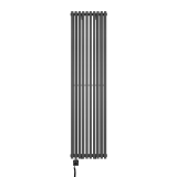 Grzejnik dekoracyjny elektryczny Nomad ND2E 1800x450 grafit, grzałka z lewej strony