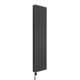 Grzejnik dekoracyjny elektryczny Nomad ND2E 1800x450 grafit, grzałka z lewej strony
