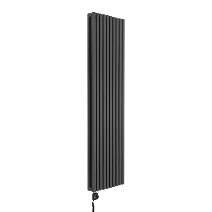 Grzejnik dekoracyjny elektryczny Nomad ND2E 1800x450 grafit, grzałka z lewej strony