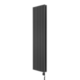 Grzejnik dekoracyjny elektryczny Nomad ND2E 1800x450 grafit, grzałka z prawej strony