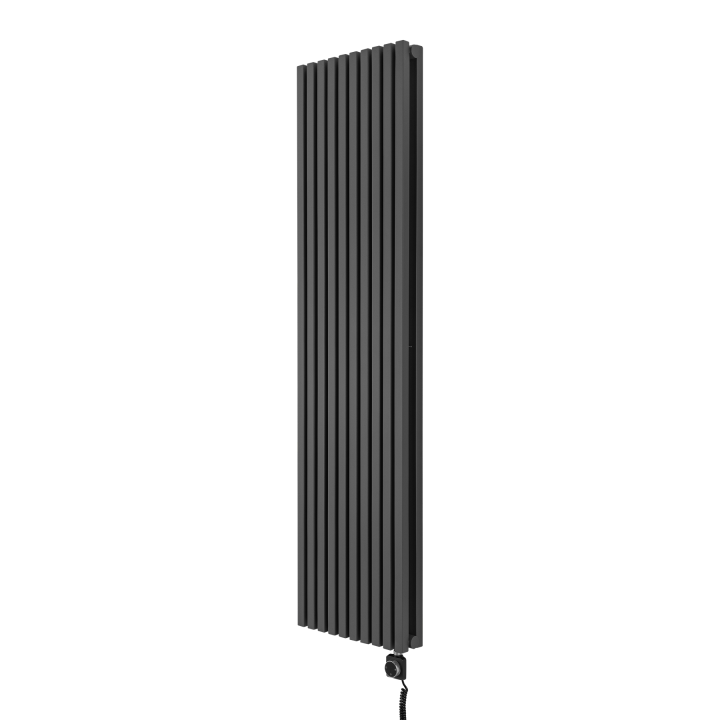 Grzejnik dekoracyjny elektryczny Nomad ND2E 1800x450 grafit, grzałka z prawej strony