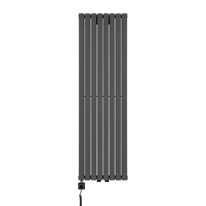 Grzejnik dekoracyjny elektryczny Judy JD2E 1600x472 grafit, grzałka z lewej strony
