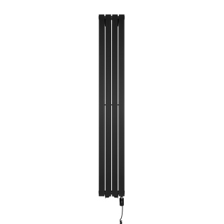 Grzejnik dekoracyjny elektryczny Judy JD2E 1600x236 czarny, grzałka z prawej strony
