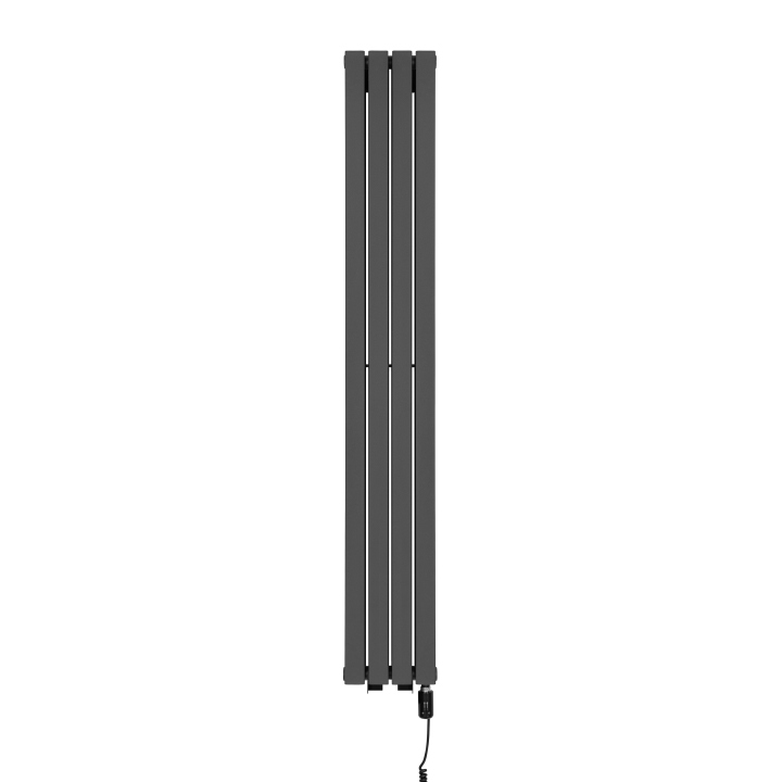 Grzejnik dekoracyjny elektryczny Judy JD2E 1600x236 grafit, grzałka z prawej strony