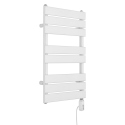 Grzejnik łazienkowy elektryczny UCS 700x400 biały, grzałka z prawej strony