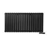 Grzejnik dekoracyjny poziomy Wanted WD2E 600x1224 czarny