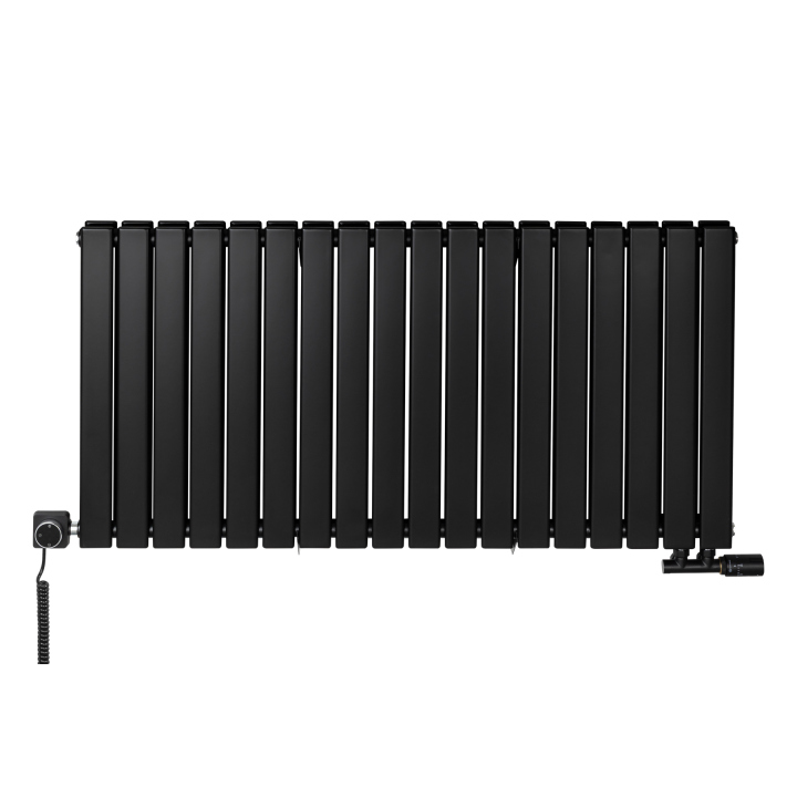 Grzejnik dekoracyjny poziomy Wanted WD2E 600x1224 czarny