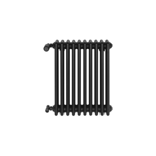 Grzejnik żeberkowy poziomy retro Column Line CL2E-575x470-B500 czarny