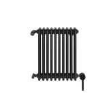 Grzejnik żeberkowy poziomy retro Column Line CL2E-575x470-B500 czarny