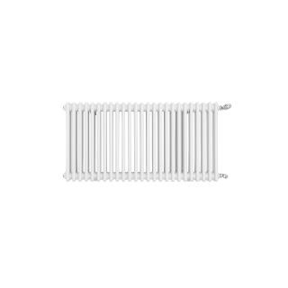 Grzejnik żeberkowy poziomy retro Column Line CL3E-575x1145-B500 biały