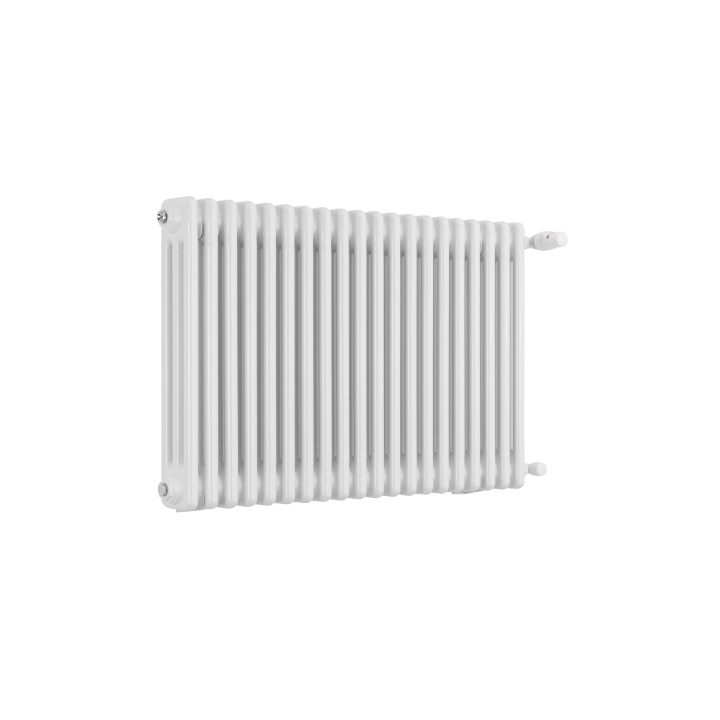 Grzejnik żeberkowy poziomy retro Column Line CL3E-575x920-B500 biały