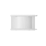 Grzejnik żeberkowy poziomy retro Column Line CL3E-575x920-B500 biały